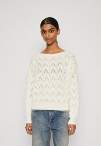 ONLY Petite - ONLBRYNN LIFE STRUCTURE - Strickpullover - cloud dancer Thumbnail-Bild 1