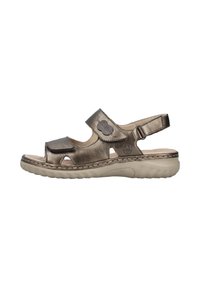 Rieker RIEMCHEN - Sandales à plateforme - metallic