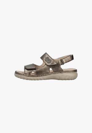 Rieker RIEMCHEN - Platform sandals - metallic