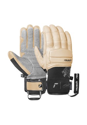 Fingerhandschuh - tan   black