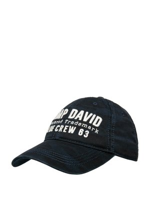MIT LOGO STICKEREIEN UND ALL OVER PRINT - Cappellino - navy