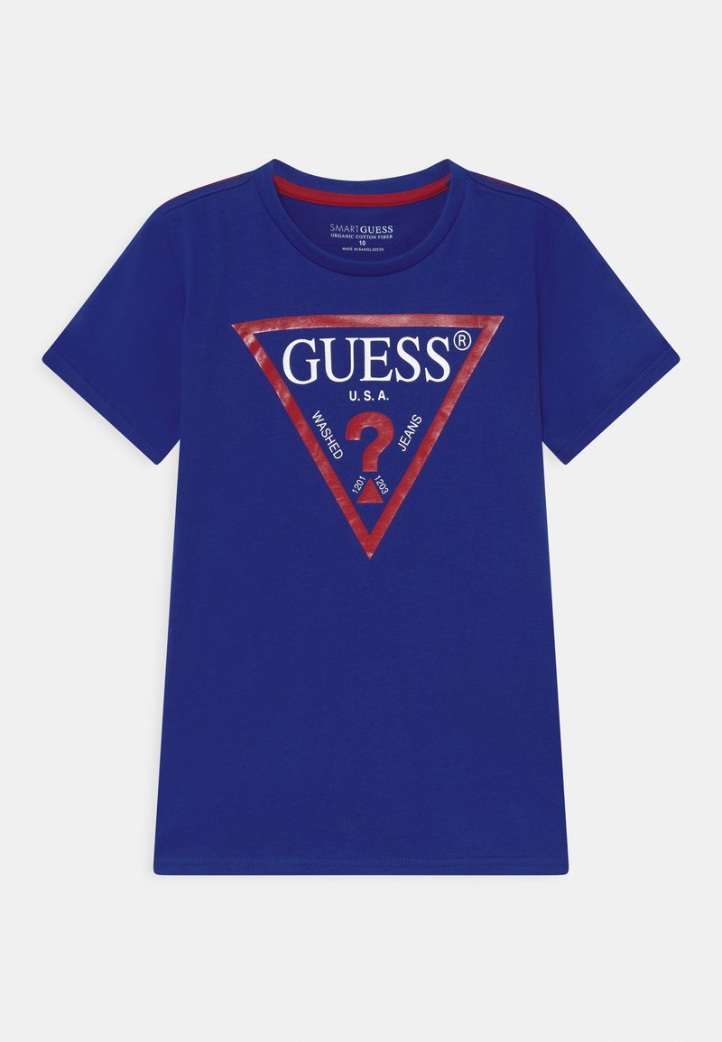 Guess JUNIOR CORE - T-shirt estampada - high blue