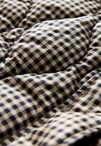 OVERSIZED - QUILTED - Vinterfrakke - brown check