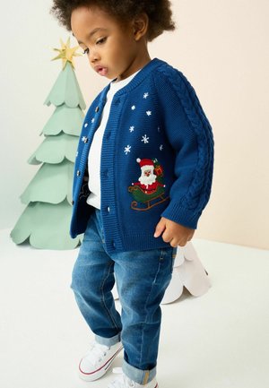 Next, REGULAR FIT - CHRISTMAS - Gilet - navy blue
