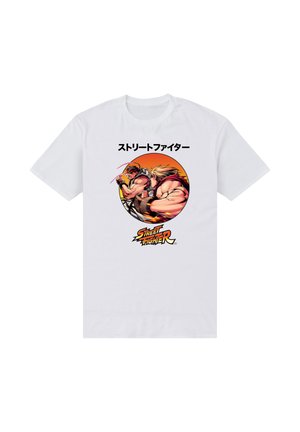 Henry Tiger, STREET FIGHTER - RYU AND KEN BATTLE - T-shirts print - white