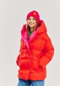 NAOKO DWUSTRONNA ALASKA BLISS - Zimní kabát - orange