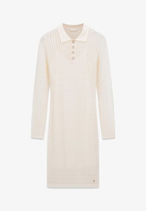 Guess, GESTRICKTES MINI DRESS - Robe fourreau - weiß