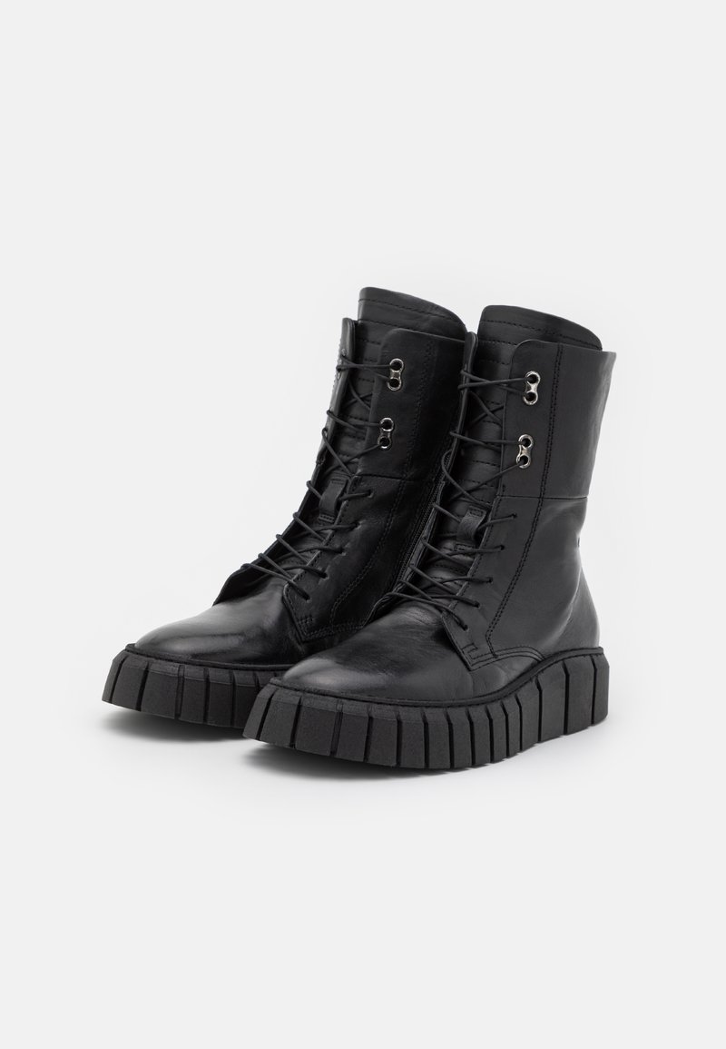 Damen Ankle Boots | MJUS Plateaustiefelette nero/schwarz - EN75456 Damen Ankle Boots | MJUS Plateaustiefelette nero/schwarz - EN75456
