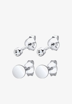 Elli SPARKLING BASIC SET - MIT KRISTALLEN VON SWAROVSKI® - Øreringe - silberfarben