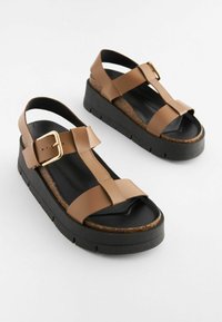 Next FOREVER COMFORT  - Platform szandálok - tan brown