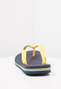 Havaianas BRASIL LOGO - Sapatos para piscina - navy blue/ citrus