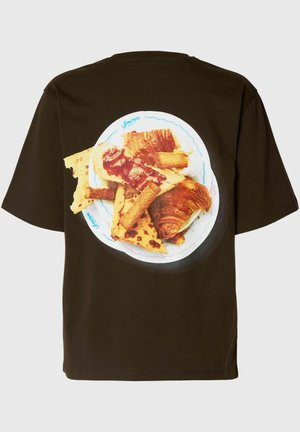 Selected, T-SHIRT REGULAR FIT PRINTED - T-shirt imprimé - delicioso