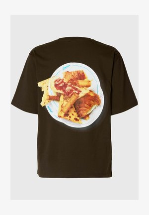 Selected, T-SHIRT REGULAR FIT PRINTED - T-shirt imprimé - delicioso