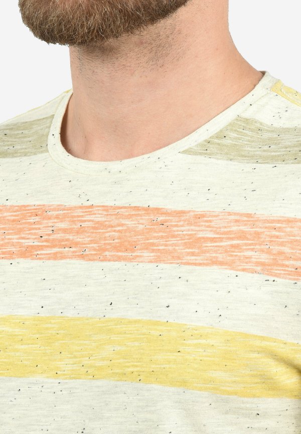 BHEFKIN - Print T-shirt - orange4