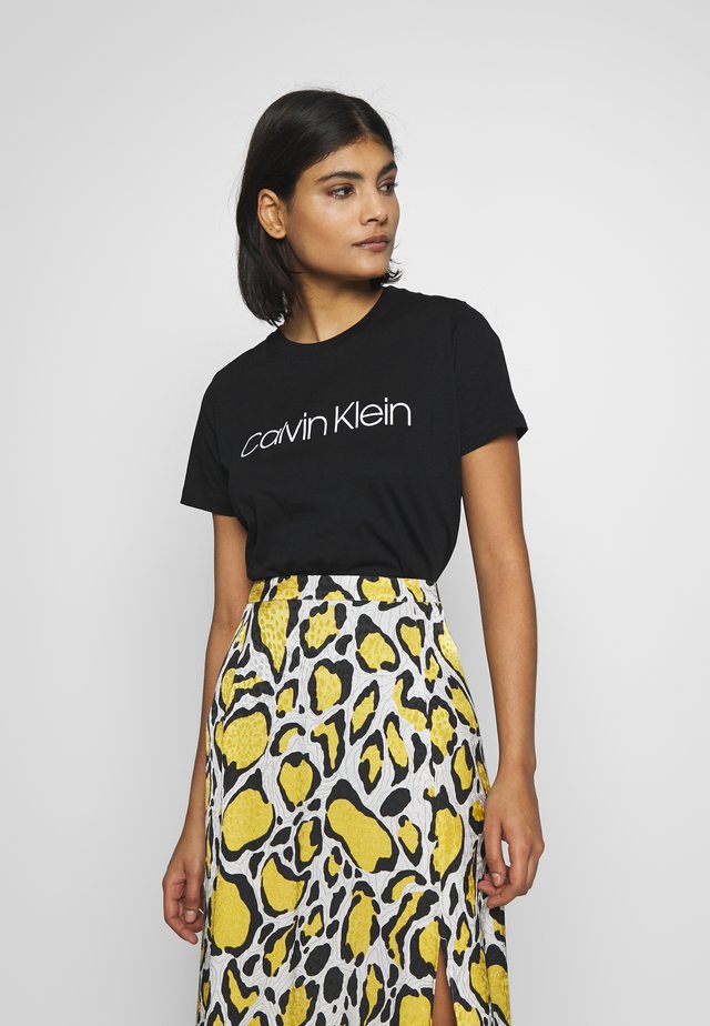 CORE LOGO CREW TEE - T-shirts med print - black