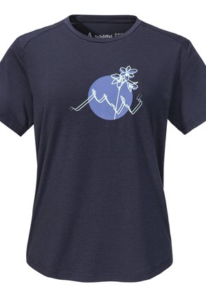 Schöffel HABERSPITZ - Sports T-shirt - blau