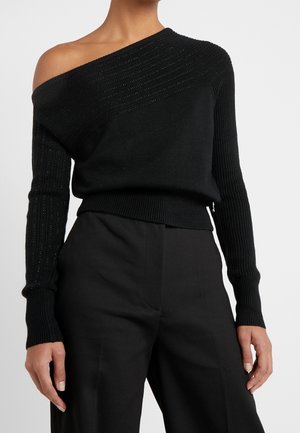 Strickpullover - black