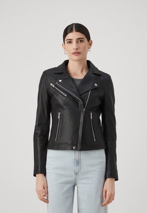 DURIS JACKET - Skinnjakke - black