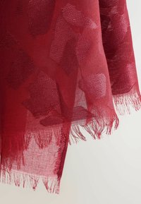 Sjaal - berry red burnout