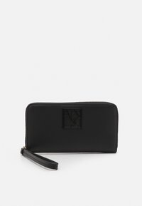 Armani Exchange - WALLET ZIP AROUND - Monedero - black Imagen en miniatura 1