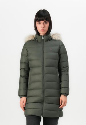 ESSENTIAL HOODED  - Down coat - pewter green