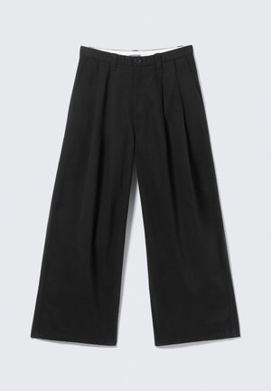 Weekday, OTIS TROUSERS - Панталони - black