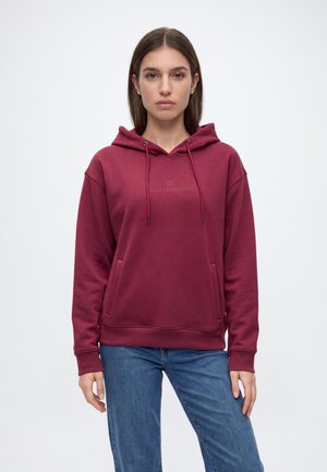 MSCH Copenhagen, ICON LOGO HOOD - Суитшърт с качулка - rhododendron