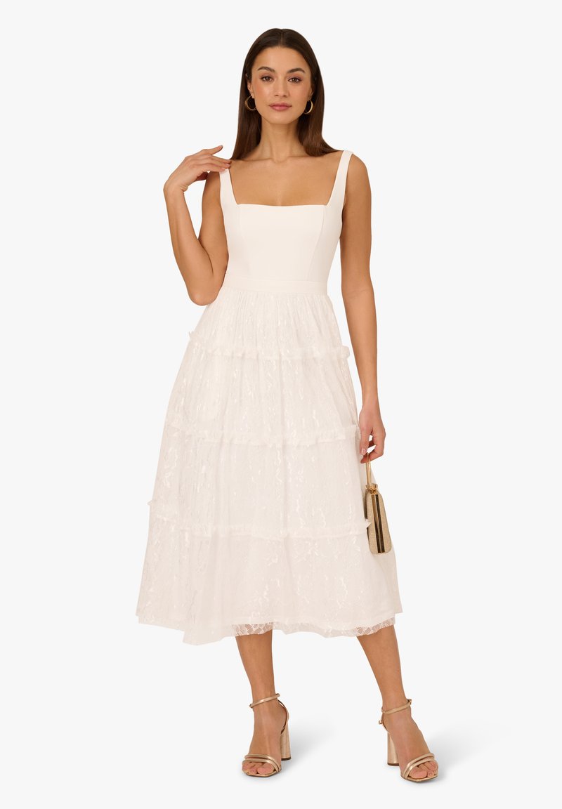 Adrianna Papell MIDI - Cocktail dress / Party dress - ivory/white - Zalando