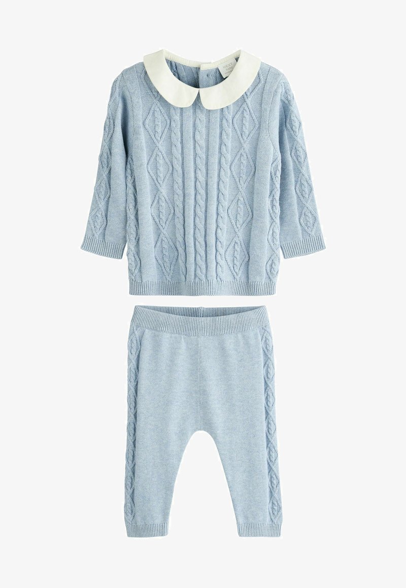 Next SET REGULAR FIT - Strickpullover - blue