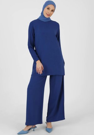 CREW NECK REFKA CASUAL SET - Broek - dark blue
