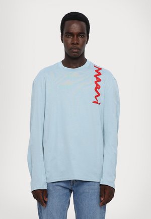 Long sleeved top - leaden blue