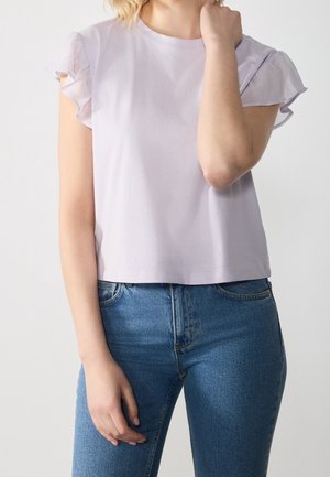 T-shirt - bas - lilac