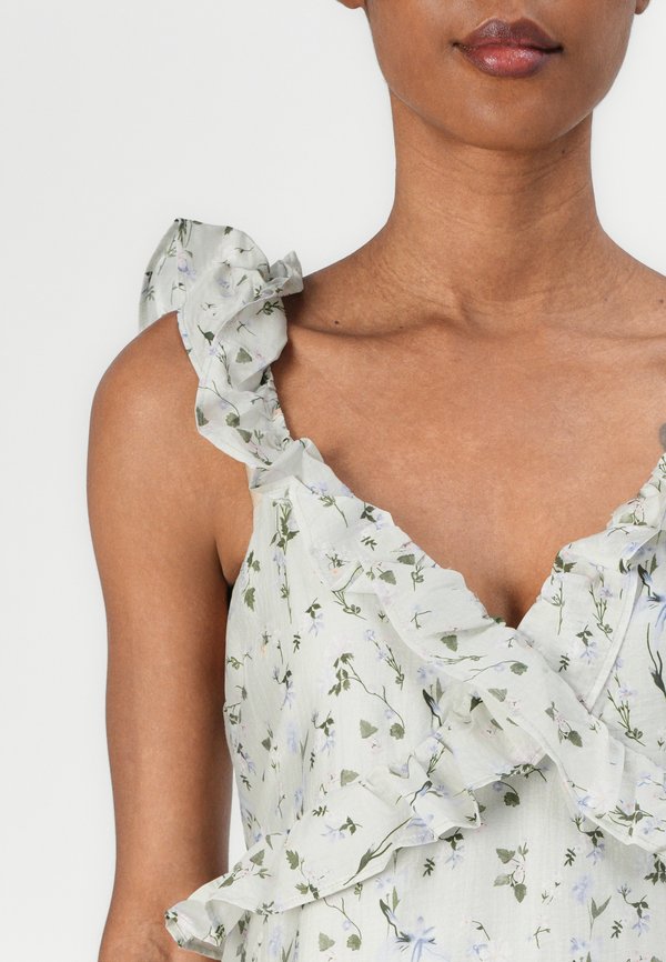 OLMSHYLA FRILL LONG DRESS  - Day dress - pumice stone2