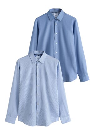 Next 2 PACK - Camisa - blue texture/blue stripe