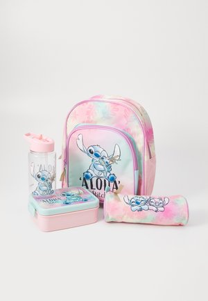 Kidzroom STITCH BACK TO SCHOOL BACKPACK UNISEX SET - Mokyklinis krepšys - pink