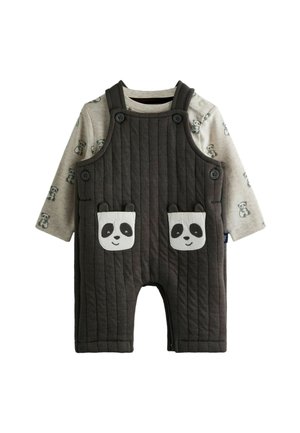 SET - Traksipüksid - charcoal grey panda