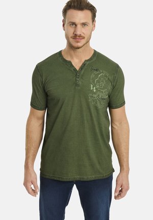 T-Shirt print - oliv