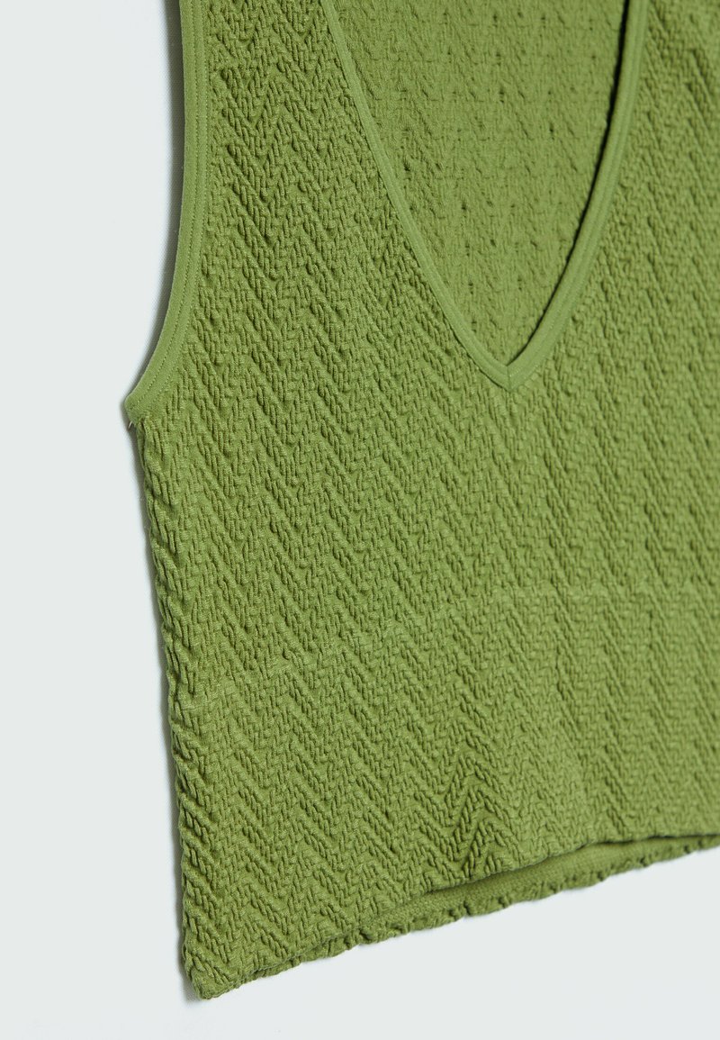 Damen T-Shirts | Stradivarius NAHTLOSES Top light green/hellgrün - DQ55034 Damen T-Shirts | Stradivarius NAHTLOSES Top light green/hellgrün - DQ55034