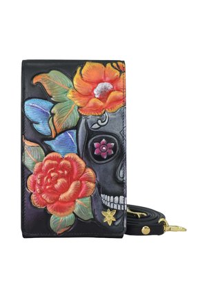 HANDPAINTED  - Telefoonhoesje - midnight calavera