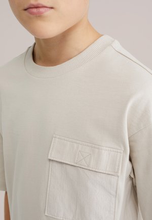 WE Fashion Základné tričko - beige