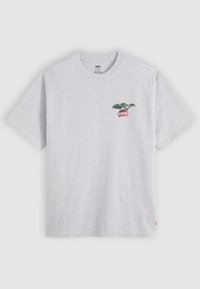 VINTAGE FIT GRAPHIC - T-shirts med print - heather grey