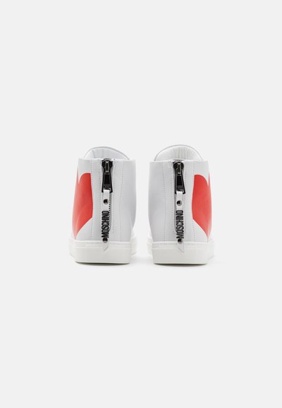 MOSCHINO UOMO - Visoki športni copati - bianco/rosso