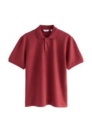 REGULAR FIT - TEXTURED SMART - Poloshirt - red