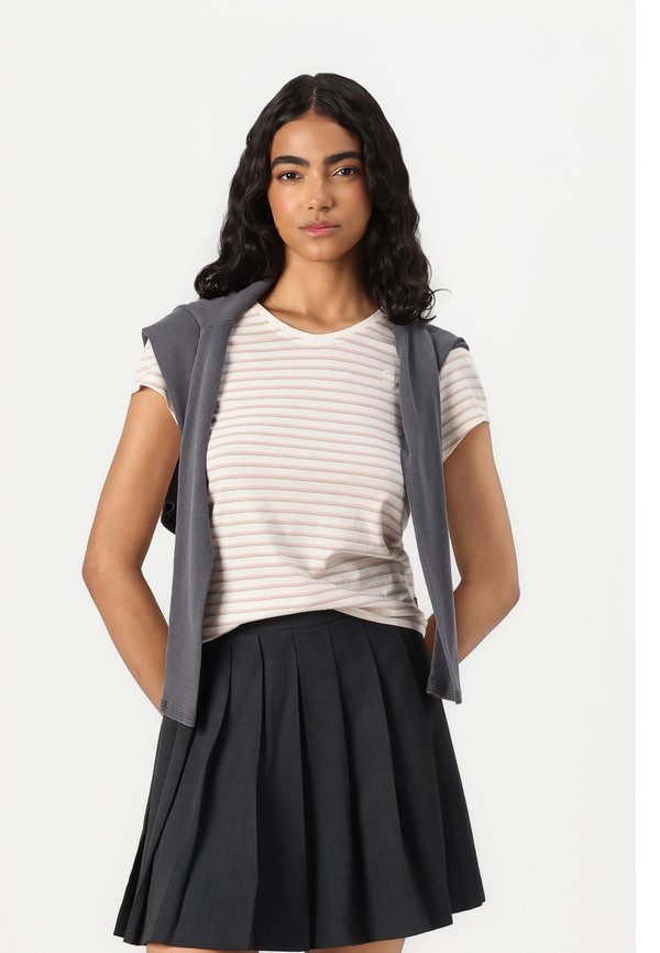 STRIPE EYBEN SLIM - Print T-shirt2