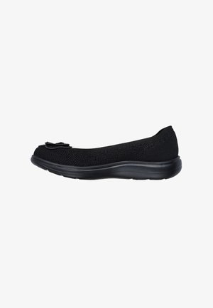 Skechers, SKECHERS DAMEN ON-THE-GO FLEX RADIANT FLORA BALLERINA 138451 BBK BLACK - Klassischer Ballerina - black