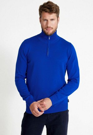 HOLGER T-NECK - Strickpullover - surf blue