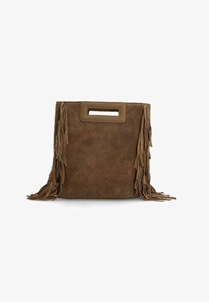 Manfield MIT FRANSEN - Sac bandoulière - taupe