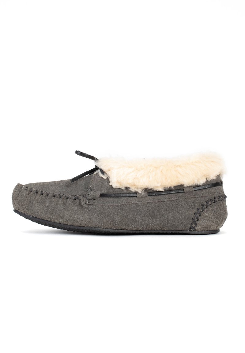 minnetonka Pantoffels grijs minnetonka Pantoffels grijs