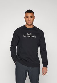 Peak Performance ORIGINAL CREW-BLACK-OFFWHITE - Sweatshirt - black/offwhite