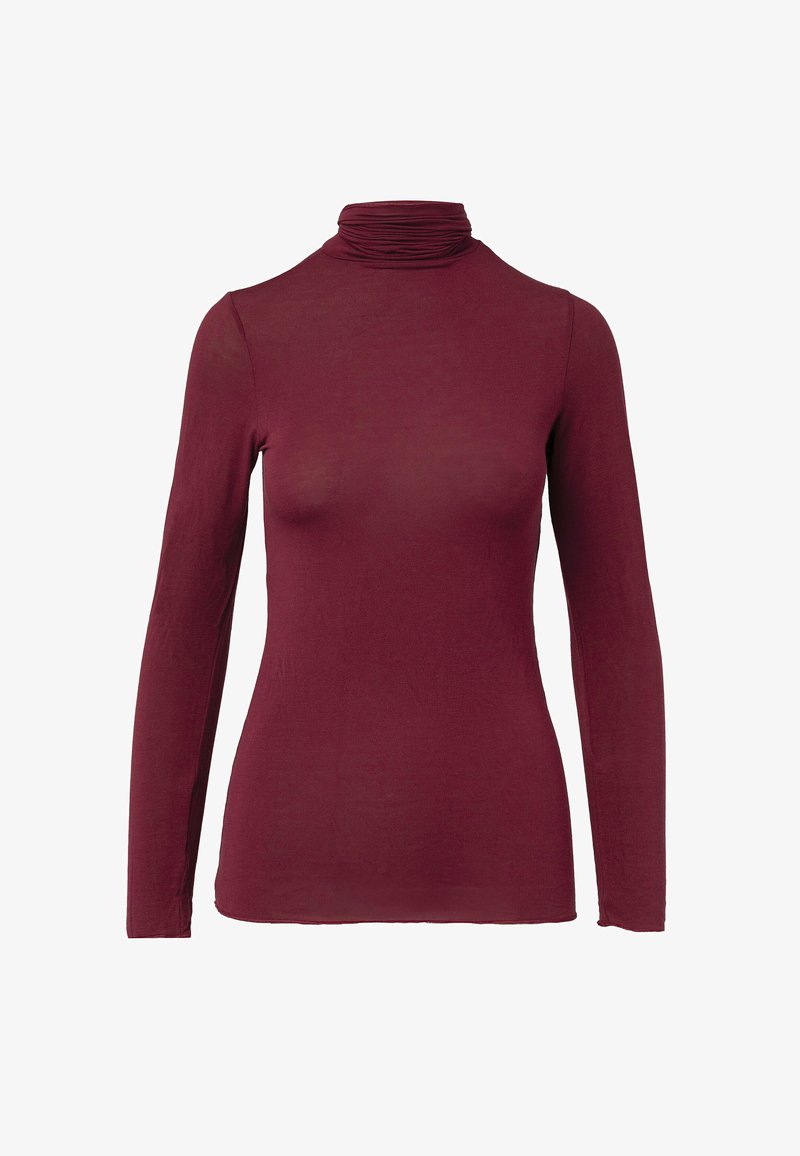 Ciocca TURTLENECK - Hemd - bordeaux